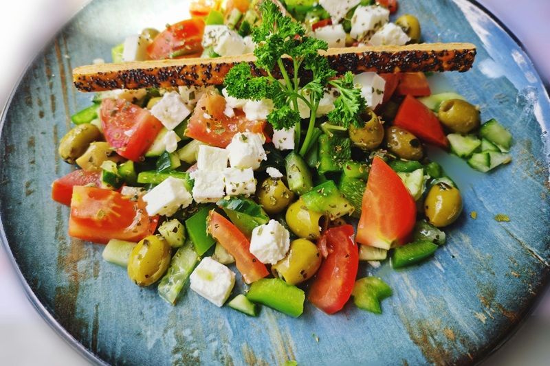Ein mediterraner Salat